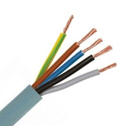 INSTALLATIEKABEL - VTMB H05VV-F câble de raccordement PVC souple gaine rainurée 500V gris 5G2