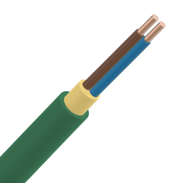 INSTALLATIEKABEL - XGB câble d'installation XLPE/LS0H 1kV Cca s1d2a1 vert 2X10mm² - XGB2X10-CCA B 1000 INSTALLATIEKABEL - XGB câble d'installation XLPE/LS0H 1kV Cca s1d2a1 vert 2X10mm² - XGB2X10-CCA B 1000