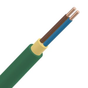 INSTALLATIEKABEL - XGB câble d'installation XLPE/LS0H 1kV Cca s1d2a1 vert 2X1