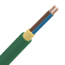 INSTALLATIEKABEL - XGB câble d'installation XLPE/LS0H 1kV Cca s1d2a1 vert 2X2