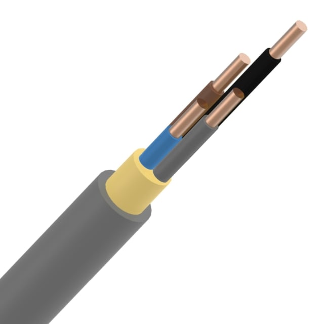 INSTALLATIEKABEL - XVB câble d'installation XLPE/PVC 1kV Cca s3d2a3 gris 4X1 INSTALLATIEKABEL - XVB câble d'installation XLPE/PVC 1kV Cca s3d2a3 gris 4X1