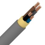 INSTALLATIEKABEL - XVB câble d'installation XLPE/PVC 1kV Cca s3d2a3 gris 4X25mm² - XVB4X25-CCA B 1000