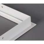 INTEGRATECH - Cadre de enastré apparent QT panneau LED 298mmx1184mm blanc RAL9016 - QTRF30120W