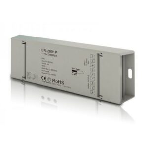 Contrôleur LED RGBW 1-10V 12-36V 4x5A boîtier métallique gris