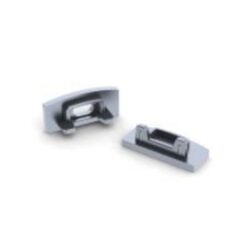 Embout aluminium pour profilé SlimLine 7 mm avec entrée de câble