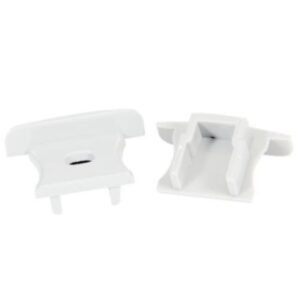 Embout blanc pour profilé RSL15W sans entrée