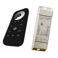 INTEGRATECH - Kit RF variateur mono-color 24VDC 4x5A 4 zones - DIM-CW