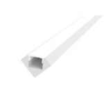 INTEGRATECH - Profil ALU45 blanc 2m plexi mat accessoires inclus - ALU45W-M2
