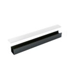 INTEGRATECH - Profile led PL3030 en aluminium anodisé AL6063 en finition noire RAL9004. Kit co - PL3030B-M2