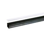 INTEGRATECH - Profile led SL15 en aluminium anodisé AL6063 en finition noire RAL9004. Kit comp - SL15B-M2