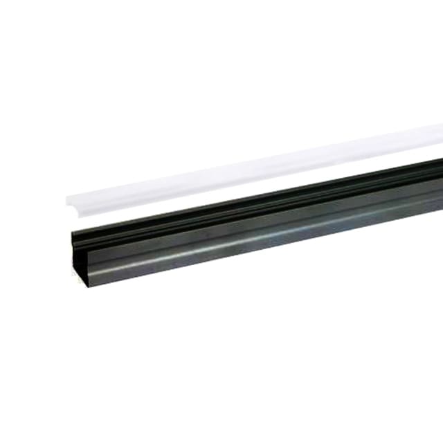 INTEGRATECH - Profile led SL15 en aluminium anodisé AL6063 en finition noire RAL9004. Kit comp - SL15B-M2 INTEGRATECH - Profile led SL15 en aluminium anodisé AL6063 en finition noire RAL9004. Kit comp - SL15B-M2