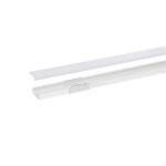 INTEGRATECH - Profile led SL7 en aluminium anodisé AL6063 en finition blanche RAL9016. Kit com - SL7W-M2