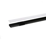 INTEGRATECH - Profile led SL7 en aluminium anodisé AL6063 en finition noire RAL9004. Kit compl - SL7B-M2