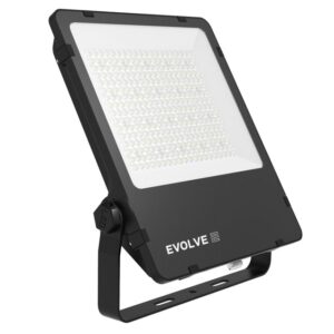 Projecteur LED noir à LED avec support orientable 200W 4000K angle 120 degrés