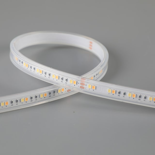 INTEGRATECH Ruban LED CCT IP67 Ruban LED CCT 24V IP67 blanc réglable 2200K à 6500K avec LED visibles
