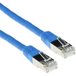 INTRONICS - ACT Blue 0.5 meter F/UTP CAT5E patch cable with RJ45 connectors - IB7600