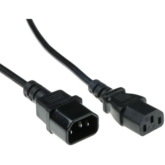 INTRONICS - ACT C13 to C14 black 1.20 m - AK5120 INTRONICS - ACT C13 to C14 black 1.20 m - AK5120