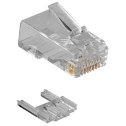 Détails visibles de Connecteur modulaire RJ45 Cat6 pour câble rond pour Connectique réseau