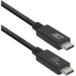 INTRONICS - ACT USB 3.2 Gen1 connection cable C male - C male 1 meter USB-IF certified - AC7401