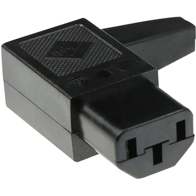 INTRONICS - MPE-Garry 43R011211 C13 Power connector female angled with cable outlet right - SFO20R INTRONICS - MPE-Garry 43R011211 C13 Power connector female angled with cable outlet right - SFO20R