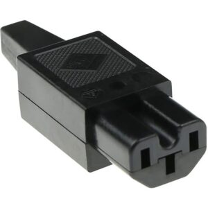 Connecteur d alimentation femelle C15 noir pour raccordement électrique 120 C