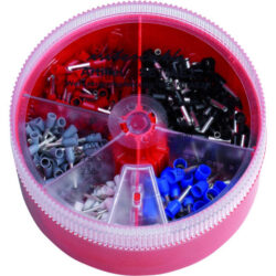Détails visibles de Boîte d’embouts de câble isolés 0,5-2,5 mm² pour Cosses de câble