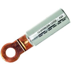 Détails visibles de Cosse à sertir Alu/Cu DIN 46329 70/95 mm² M8 nue pour Cosses de câble