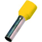 Intercable tools - Embout de câble isolé DIN46228 1mm² 8mm jaune - 181525
