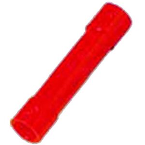 Manchon à sertir isolé rouge pour conducteurs 0,5 à 1 mm²