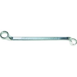 Détails visibles de Clé polygonale contre-coudée DIN 838 24x27 mm pour Clés, clés a cliquet