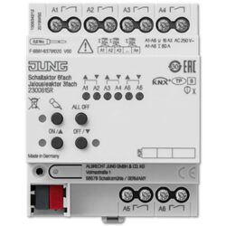 Jung - Actionneur KNX combi 6-voies de commutation/3-voies volets - 230061SR