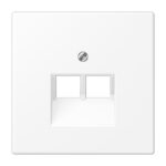 Jung - COUVERCLE 2XRJ45 (8 PÔLES) - LS969-2UAWWM