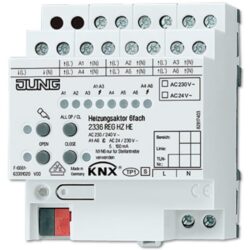 Jung - KNX Actionneur de chauffage 230/24V - 2336REGHZHE