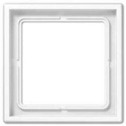 Jung - Plaque 1 poste LS990 blanc alpin - LS981WW