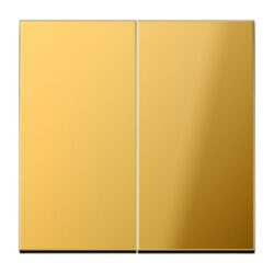 Jung - Touche double pour interrupteur/bouton-poussoir LS or - GO2995