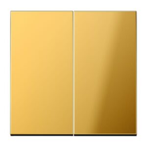 Jung - Touche double pour interrupteur/bouton-poussoir LS or - GO2995