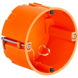 Boîte d'encastrement diamètre 68 mm, configuration visible
