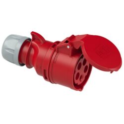 Prise prolongateur CEE 5 broches 16A 380V, configuration visible