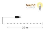 KERSTVERLICHTING - 4U Miniature light 20m 200 LEDs blanc chaud 3