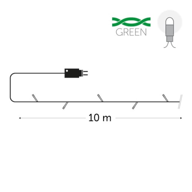 KERSTVERLICHTING - 4U Standard light 10m 150 LEDs blanc froid 3 KERSTVERLICHTING - 4U Standard light 10m 150 LEDs blanc froid 3