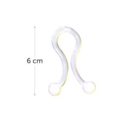 KERSTVERLICHTING - Clips de vent Curtainlight - 6x105 cm - XMA266