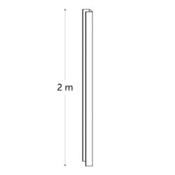 KERSTVERLICHTING - Duralight Professional (LED) fixing rail 2m - DL-FIX