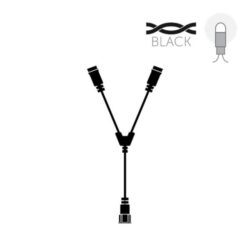 KERSTVERLICHTING - Low-V connect Y connector zwart 24V - LVC-Y-B