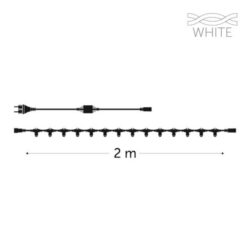 KERSTVERLICHTING - Simply Con câble 2m 14 con blanc - EC-MAIN-2-14-W