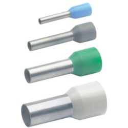 Détails visibles de Douille terminale isolée 0,5 mm² 8 mm cuivre 169/8 pour Embouts de câblage