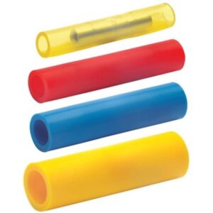 Manchon isolant rouge polyamide 0,5 à 1 mm² pour raccordement électrique