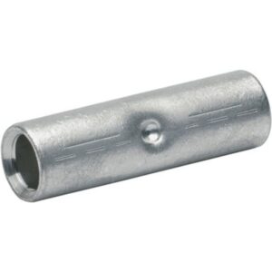 Manchon tubulaire métallique à sertir pour câble 16 mm² avec repère central