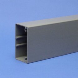 Goulotte grise 60x108 mm, configuration visible
