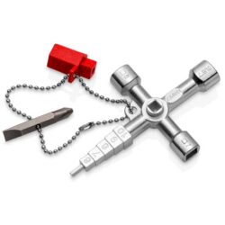 Détails visibles de Clé universelle pour armoire électrique Profi-Key 00 11 04 pour Outils spéciaux pour électricien