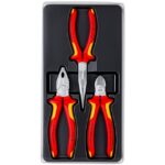 KNIPEX - Jeu de pinces Electricien 1000V VDE (universelle/bec de cigogne/coupante diag.) - 00 20 12 – Image 2